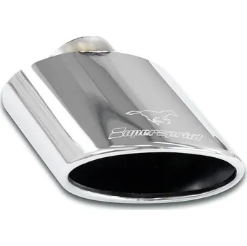 Koncovka výfuku Koncovka výfuku levá 120x80 mm Supersprint 242435