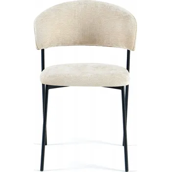 Jídelní židle Pohodlná židle do jídelny/obývacího pokoje s měkkým čalouněním Tokyo Krémová