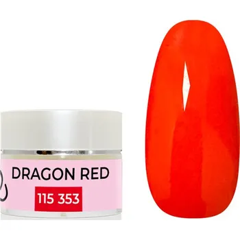 Lak na nehty EXPA-nails UV/LED gel barevný - Dragon Red neon 5g