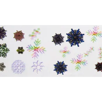 Přípravek na nehty Fólie- Veselé vločky (4x100cm)