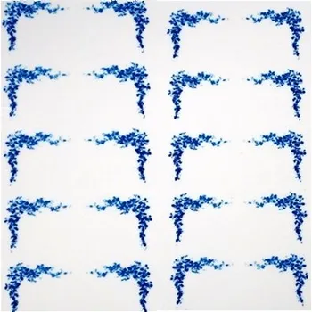 Vodoobtisky - Modré květiny