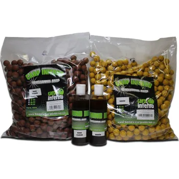 Boilies Carp Inferno AKCE Boilies Light Line 3 kg + 250 ml Booster
