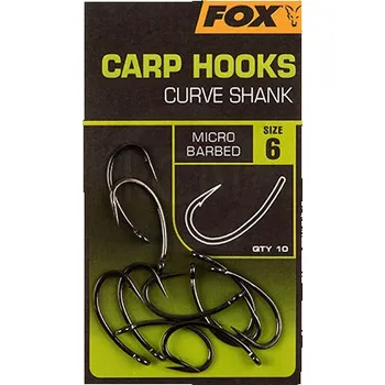 Rybářský háček FOX - Háčky carp hooks CURVE SHANK