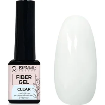Dekorativní kosmetika EXPA-nails UV/LED gel Fiber - Clear - zpevňující Velikost: 5 ml