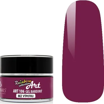 Lak na nehty UV/LED gel barevný Art - Fialový 5g - bezvýpotku