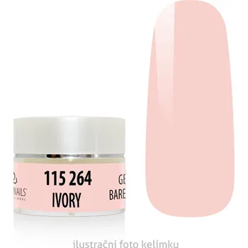 Přípravek na nehty UV/LED gel barevný - IVORY 5 g