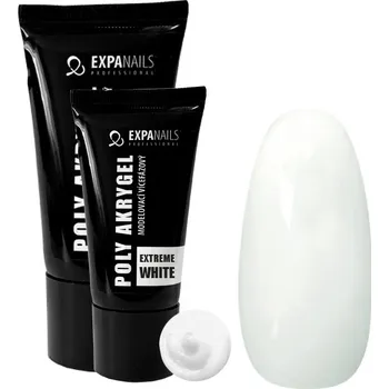 EXPA-nails Poly akrygel v tubě č.050 - Extreme White Bílá Gramáž: 30 g