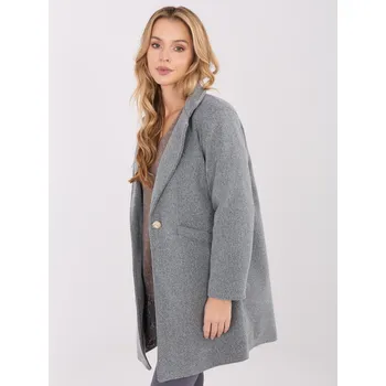 Dámský kabát Dámský kabát IT-PL-20238.23 MODA ITALY Barva: Šedá - tmavě, Velikost: UNI