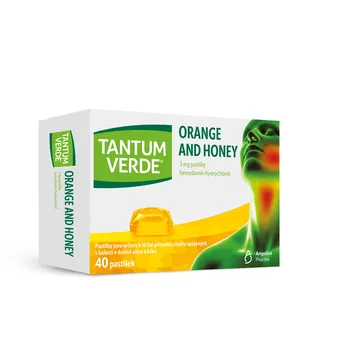 Tantum Verde Orange and Honey, 40 pastilek