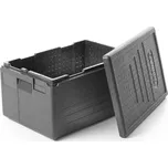 HENDI Termoizolační box Cam GoBox Economy 46 l, GN 1/1, GN 1/2, Cambro, Černá, 600x400x(H)316mm