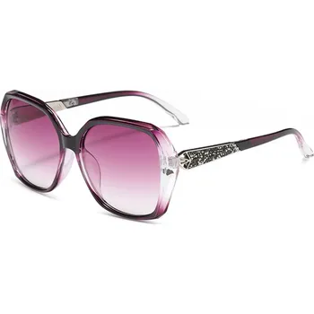 Sluneční brýle Techsuit - Sluneční brýle polarizační (5599) - pro ženy s UV ochranou, PC - fialové