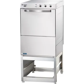 Myčka nádobí STALGAST Myčka nádobí s podstavcem, víceúčelová, koš: 500x500 mm, 3,4/4,9 kW, 565x685x835 mm | STALGAST, AQUA