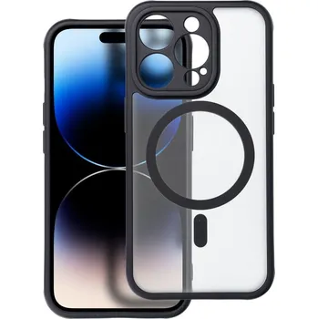Náhradní kryt pro mobilní telefon Kryt Full Matte Mag Cover s Magsafe iPhone 14 Pro černý
