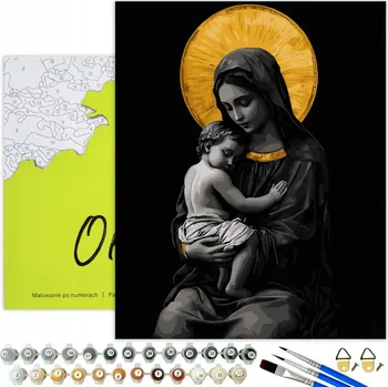 MALOVÁNÍ PODLE ČÍSEL Náboženství Obrázky k Malování Podle Čísel s Rámem Oh Art