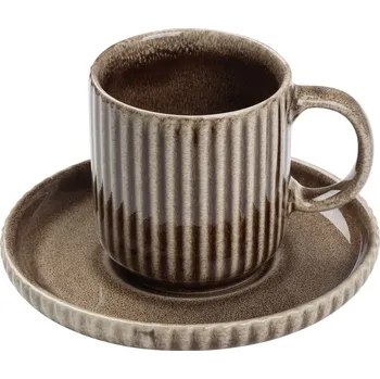 Talíř Šálek a talíř hnědá MOROMBE EGLO 426691