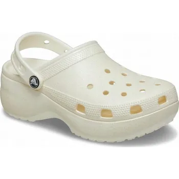 Dámské pantofle Dámské Boty Dřeváky Nazouváky Crocs Platforma Glitter 207241 Clog 36-37