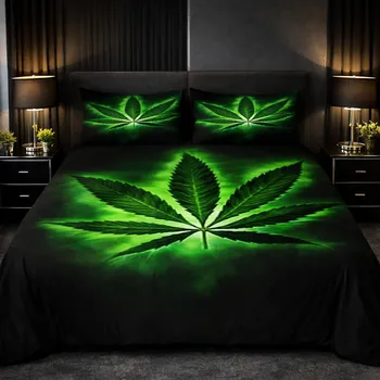 Povlečení 2-dílné ložní povlečení - Konopný list