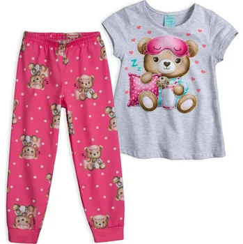 Dívčí pyžamo Dívčí pyžamo svítící ve tmě KYLY MÉĎA šedé Velikost: 140