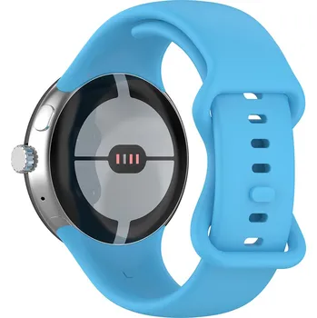 Příslušenství k fitness náramku Techsuit - Řemínek na hodinky (W031) - Google Pixel Watch 3 45 mm - světle modrý