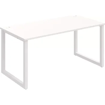Psací stůl Kancelářský stůl US O 1600 - BÍLÁ , BÍLÁ