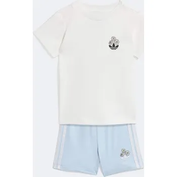 Dětská bavlněná souprava adidas Originals DISNEY KE0477 bílá 00X, vel. 104