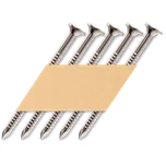 Hřebíky 4x50 konvexní ANKER v papíru 34°do tesařského kování (1000ks)