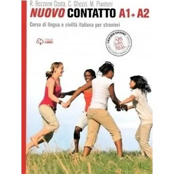 Italský jazyk Nuovo Contatto A1+A2 podręcznik + ćwiczenia - Bozzone Costa, Rosella