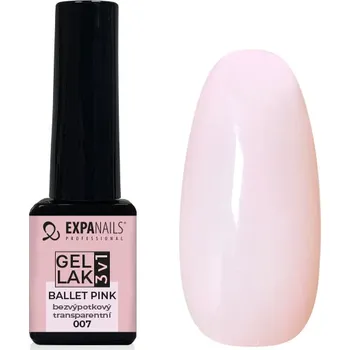 Lak na nehty UV/LED Gel lak 3v1 - Ballet Pink transparent 5 ml