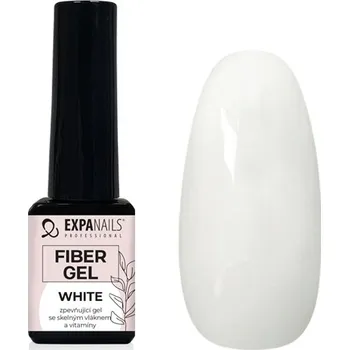 Dekorativní kosmetika EXPA-nails UV/LED gel Fiber - White - zpevňující Velikost: 5 ml