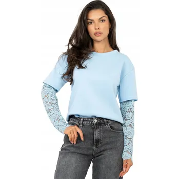 Dámská halenka Italy Moda halenka s dlouhým rukávem, střih oversize, univerzální velikost