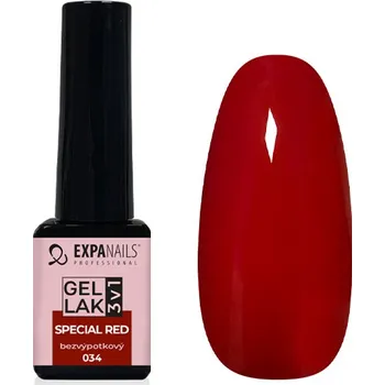 Lak na nehty UV/LED Gel lak 3v1 - Special Red 5 ml