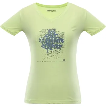 Dámské triko Alpine Pro LAILA 3 - světle zelená / XL