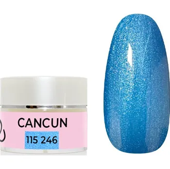 Lak na nehty UV/LED gel barevný - Cancun neon perleť 5g