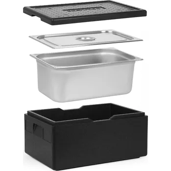 TECHNICA [Sada] GN 1/1 200 mm izolovaná nádoba + 1x GN 1/1 nádoba, 200 mm, nerezová ocel + víko
