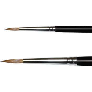 Štětec č.6 - kulatý, špičatý - přírodní