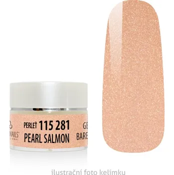 Lak na nehty UV/LED gel barevný - PEARL SALMON 5 g