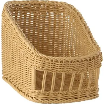 chlebník APS Obdélníkový polypropylenový koš 450x400x270 mm, béžový | APS, Profi Line