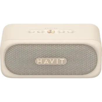 Bluetooth reproduktor Havit - Bezdrátový reproduktor (SK905BT) - Type-C, Bluetooth 5.3, TWS, TF, AUX, Hands-Free Call, IPX7, 2000mAh - béžový