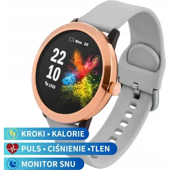 Hodinky Chytré Hodinky s měřením krevního tlaku Pacific 38-04 Sport Kalorie Puls Teploměr