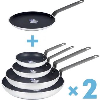 Pánev TECHNICA [Sada] 8 hliníkových pánví 200-320 mm s teflonovým povrchem Platinum Plus + 2 pánve 260 mm | TECHNICA, Platinum Line