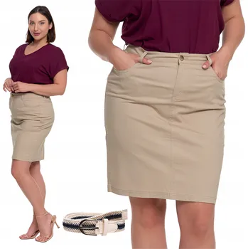 Dámská sukně SUKNĚ dámská Pouzdrová Přiléhavá Sukně s Páskem Hladká MORAJ M