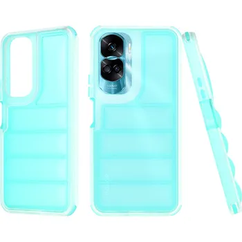 Pouzdro na mobilní telefon Techsuit - Wave Shield - Honor 90 Lite - Tyrkysová