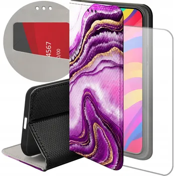 Pouzdro na mobilní telefon Flipové pouzdro Hello Case pro Xiaomi POCO M3 Pro 5G fialové