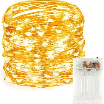 LED páska X-SITE LED světelný řetěz TXD-007 5m AA bílý