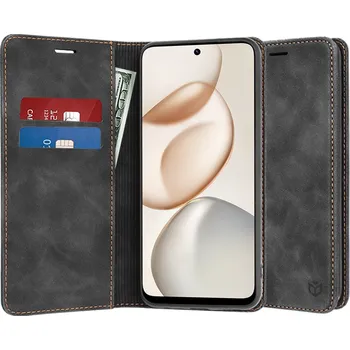 Pouzdro na mobilní telefon Flipové pouzdro Techsuit Confy pro Honor 400 Smart 5G - Černé