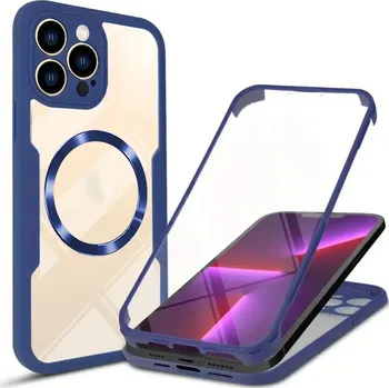 Pouzdro na mobilní telefon Techsuit - ColorVerse 360 MagSafe Series + ochrana displeje - iPhone 13 Pro Max - modrá