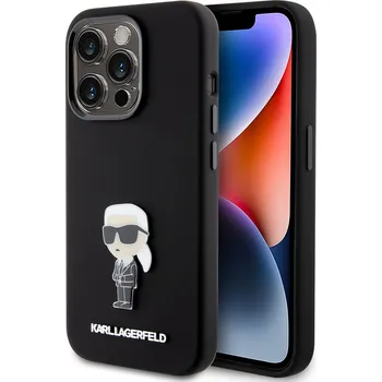 Pouzdro na mobilní telefon Karl Lagerfeld - Silikon (KLHCP15LSMHKNPK) - iPhone 15 Pro - Ikonik