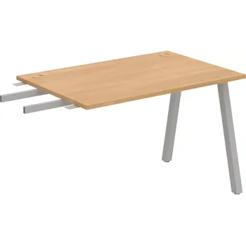 Psací stůl Stůl pracovní k řetězení úzký UE A 1200 RU - DUB , ŠEDÁ