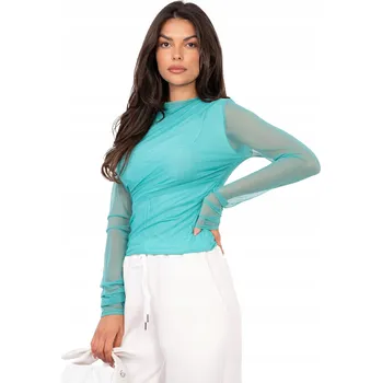 Dámská halenka Italy Moda halenka dlouhý rukáv střih přiléhavý univerzální velikost