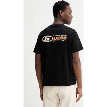 Pánské tričko Tričko Guess Jeans M6RI43.K8FQ4 černá 99X, vel. M